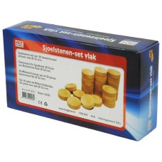 Sjoelstenen-set 30 st.52 mm.vlak beukenhout
* levertijd onbekend *