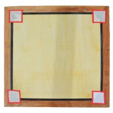 Carromboard Tournam.Naturel vierkant 89x89cm.