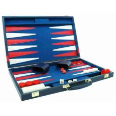 Backgammon-koffer blauw vinyl 46x30 cm.
* Verwacht week 23 *