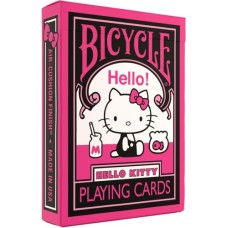 Pokerkaarten Bicycle- Hello Kitty zwart en roze Pokerkaarten Bicycle- Hello Kitty zwart en roze
