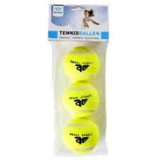 Tennisballen 3 in zak geel ANGEL