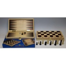 Schaak-/Backgammon cassette.29cm.+stukken
* tijdelijke vervanging voor 670011 *