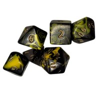 Dobbelstenen Jumbo Oblivion Geel/Zwart 7set
* Verwacht week 30 *