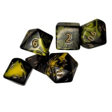 Dobbelstenen Jumbo Oblivion Geel/Zwart 7set
* Verwacht week 30 *