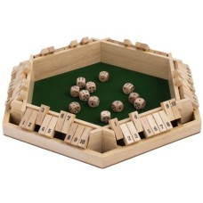 Shut the Box 6 spelers 10 cijfers 29x29cm.
* verwacht week 2 * Shut the Box 6 spelers 10 cijfers 29x29cm.
* verwacht week 2 *