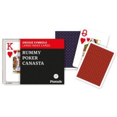 PokerSpeelkaartenSet OPTI Dubbel Piatnik