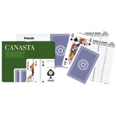 Canasta kaarten set Piatnik met scoreblok
